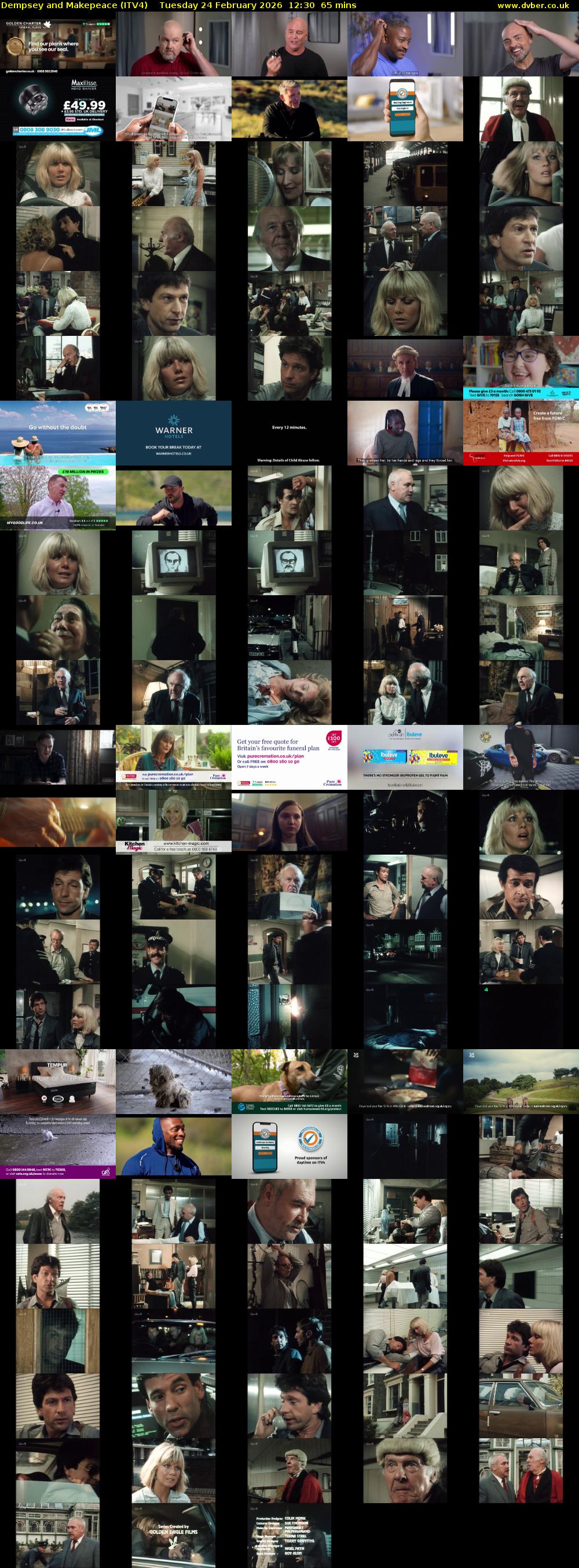 Dempsey and Makepeace (ITV4) Tuesday 24 February 2026 12:30 - 13:35