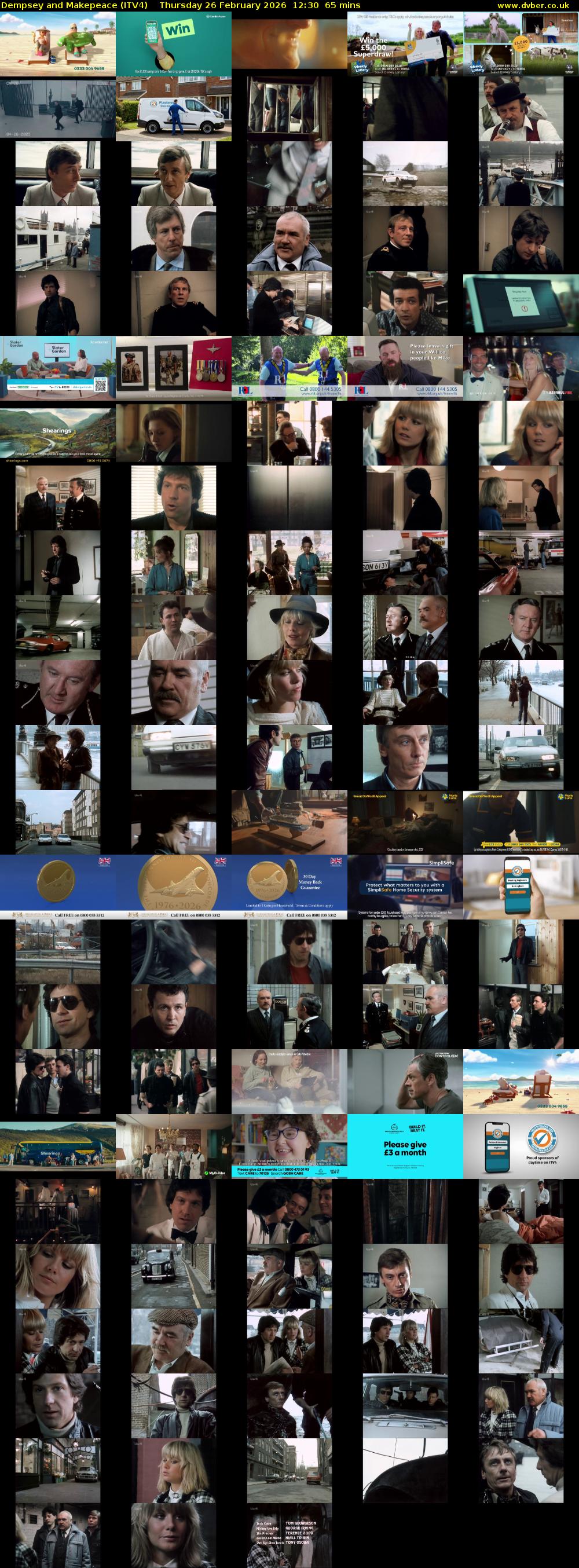 Dempsey and Makepeace (ITV4) Thursday 26 February 2026 12:30 - 13:35