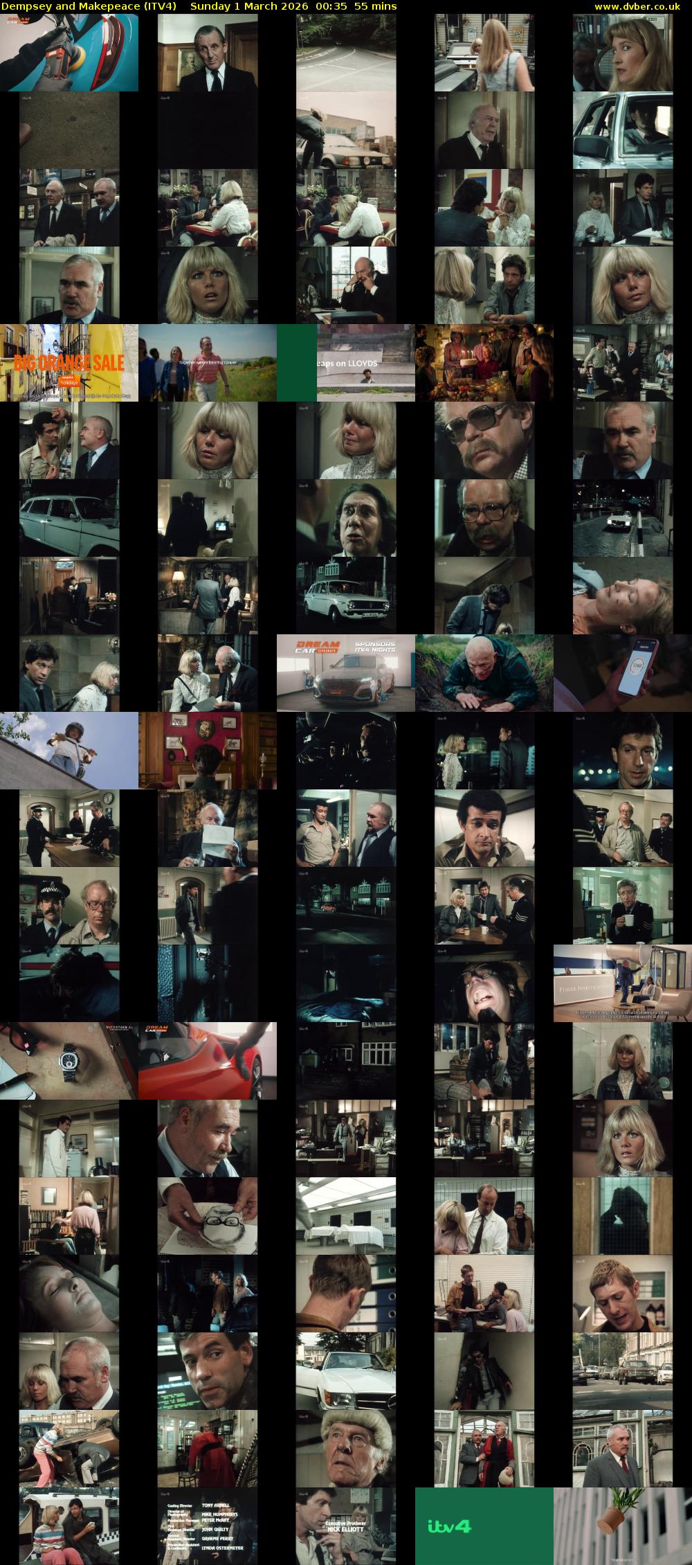 Dempsey and Makepeace (ITV4) Sunday 1 March 2026 00:35 - 01:30