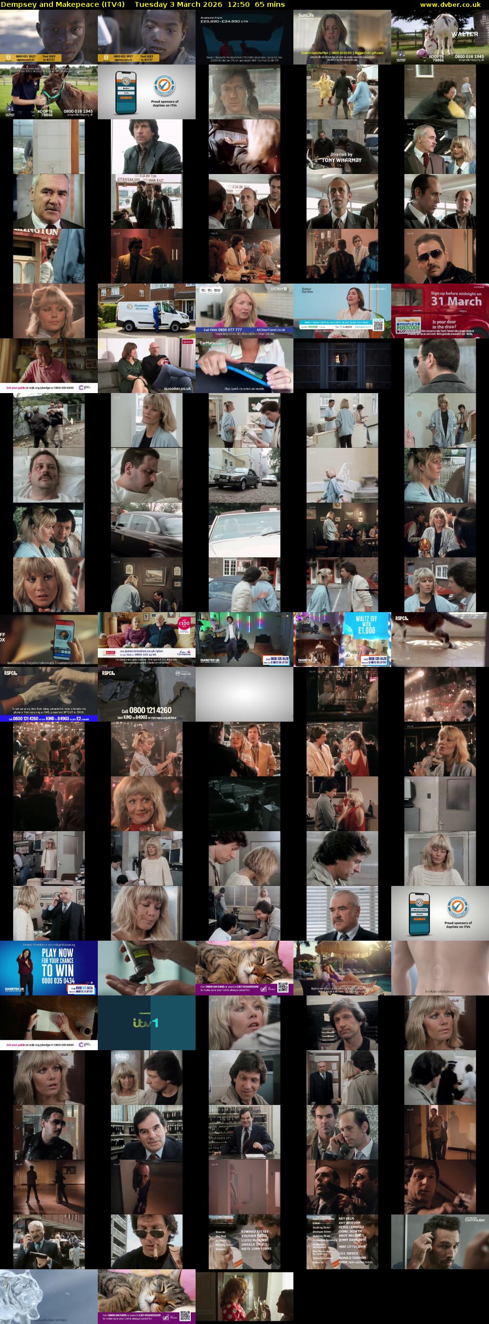 Dempsey and Makepeace (ITV4) Tuesday 3 March 2026 12:50 - 13:55