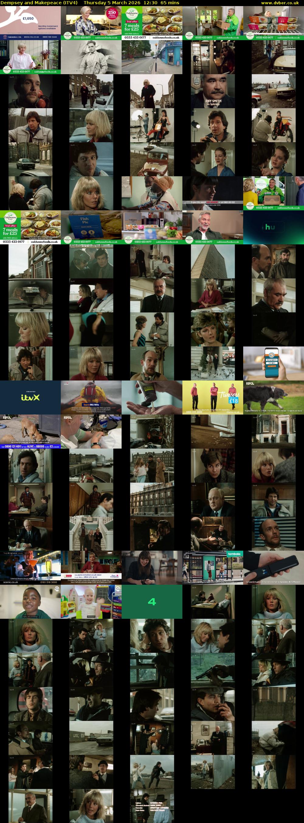 Dempsey and Makepeace (ITV4) Thursday 5 March 2026 12:30 - 13:35
