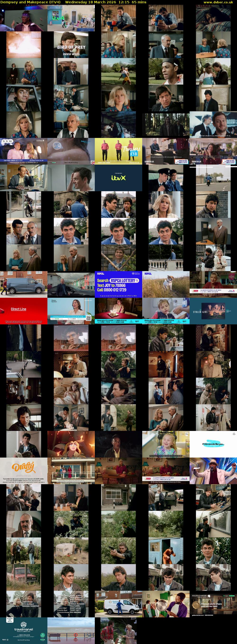 Dempsey and Makepeace (ITV4) Wednesday 18 March 2026 12:15 - 13:20
