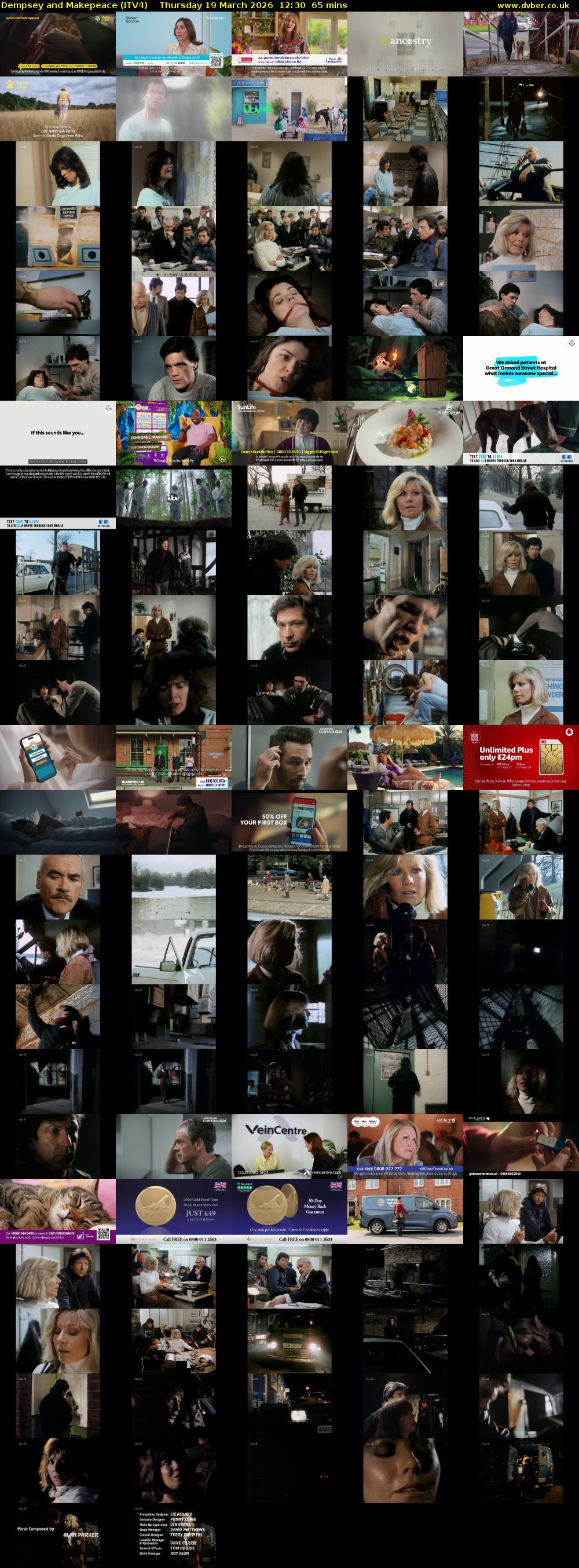 Dempsey and Makepeace (ITV4) Thursday 19 March 2026 12:30 - 13:35