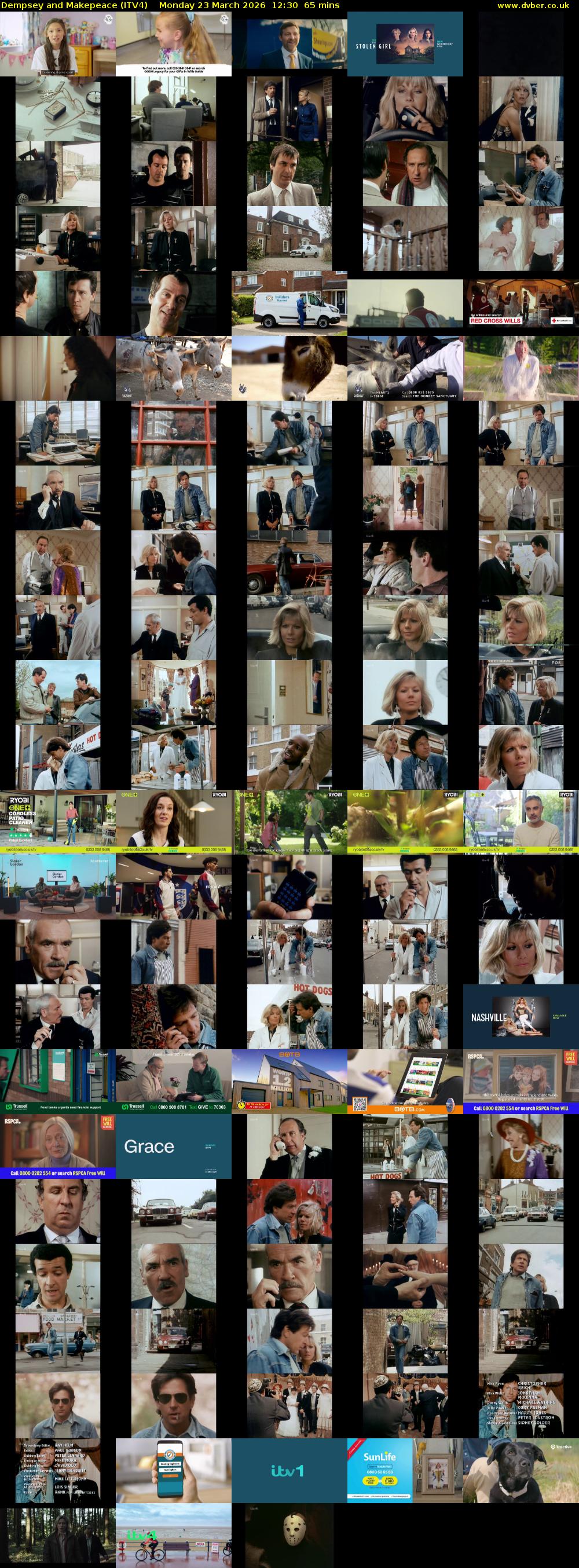 Dempsey and Makepeace (ITV4) Monday 23 March 2026 12:30 - 13:35