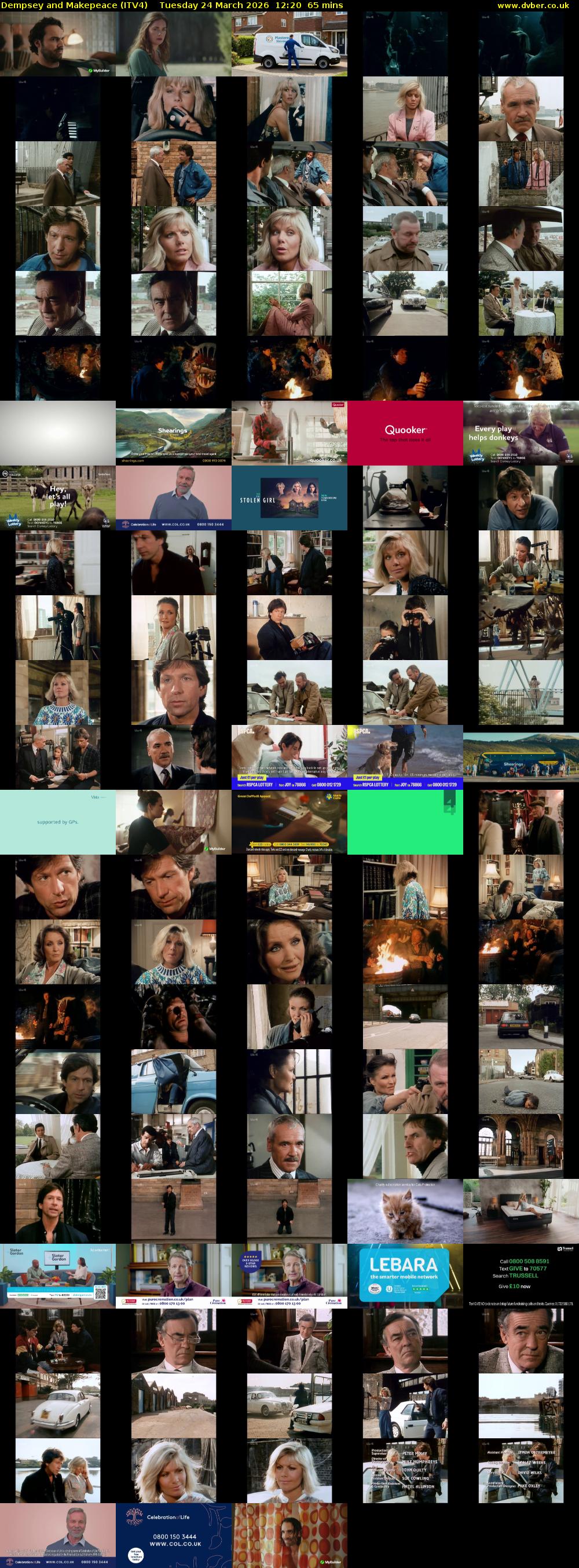 Dempsey and Makepeace (ITV4) Tuesday 24 March 2026 12:20 - 13:25