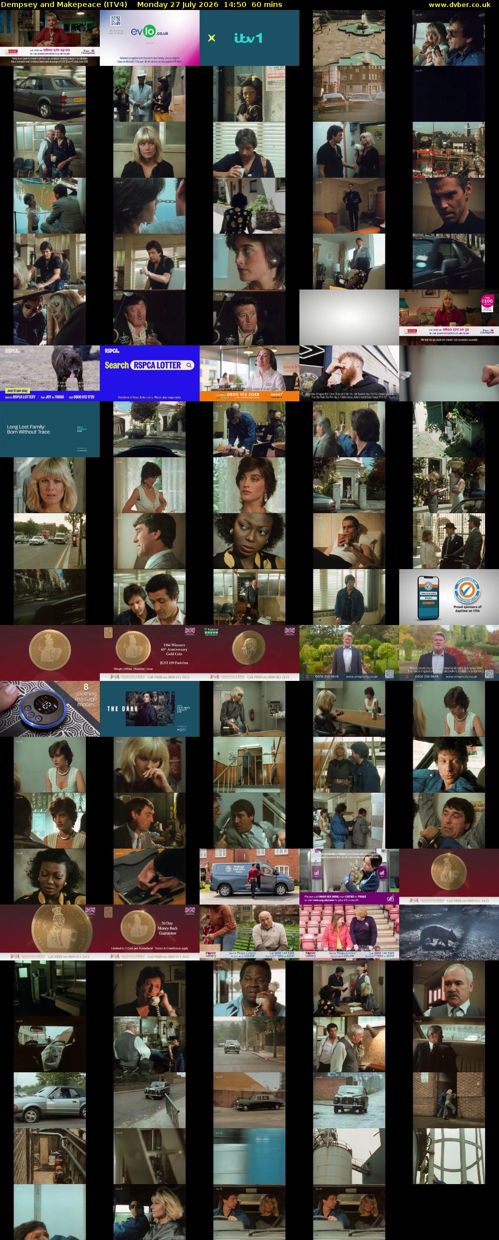 Dempsey and Makepeace (ITV4) Monday 27 July 2026 14:50 - 15:50