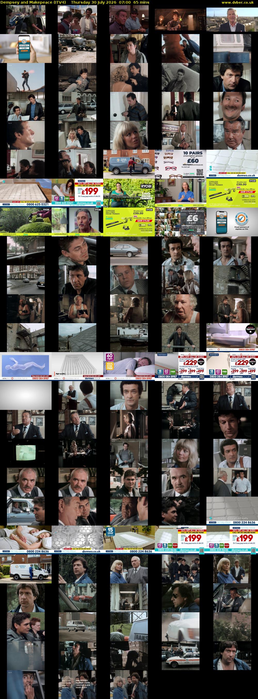 Dempsey and Makepeace (ITV4) Thursday 30 July 2026 07:00 - 08:05