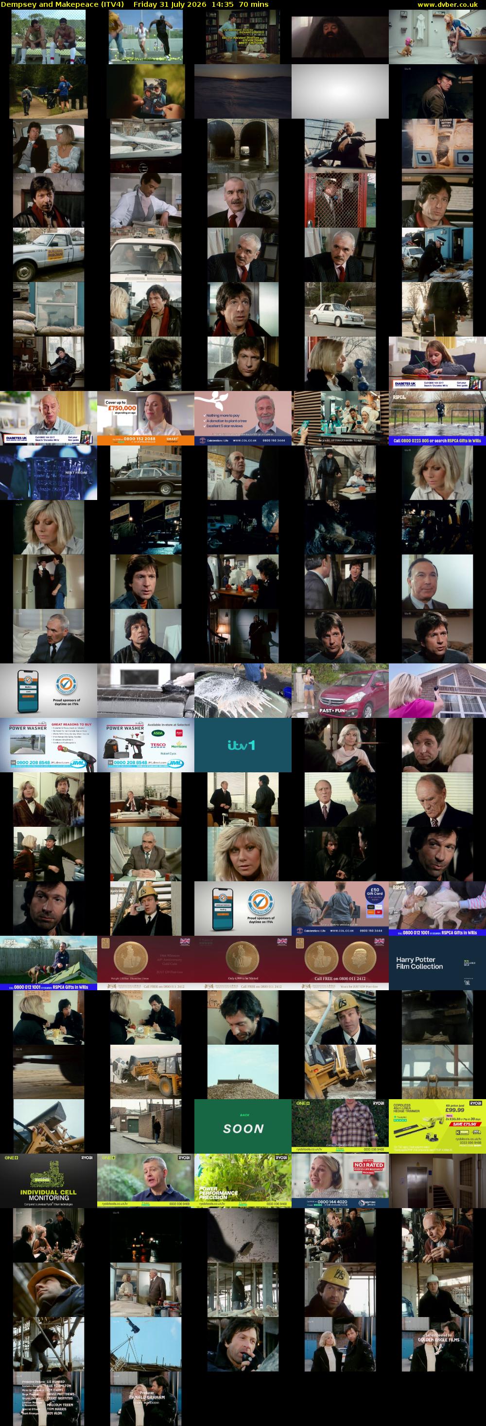 Dempsey and Makepeace (ITV4) Friday 31 July 2026 14:35 - 15:45