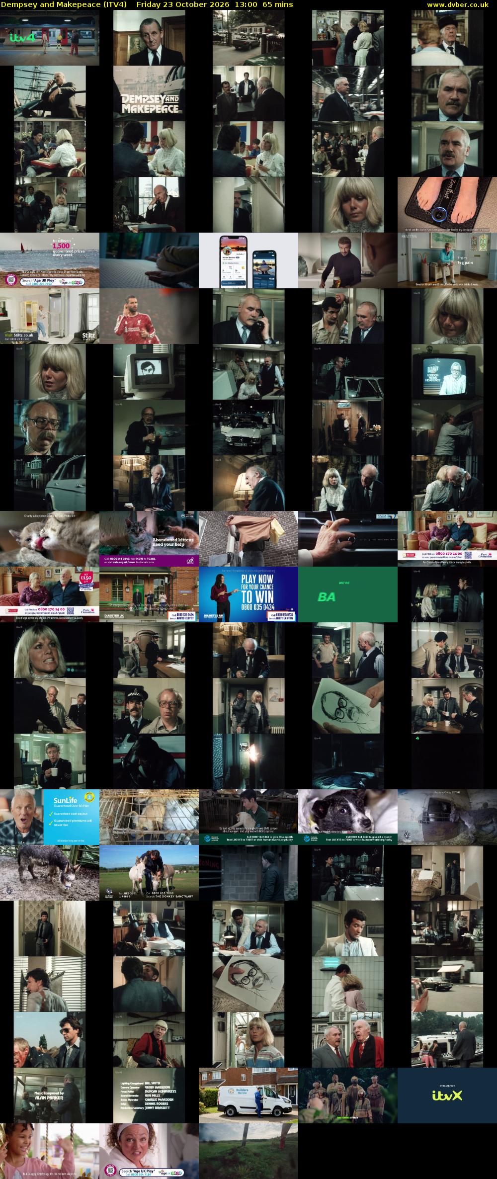 Dempsey and Makepeace (ITV4) Friday 23 October 2026 13:00 - 14:05