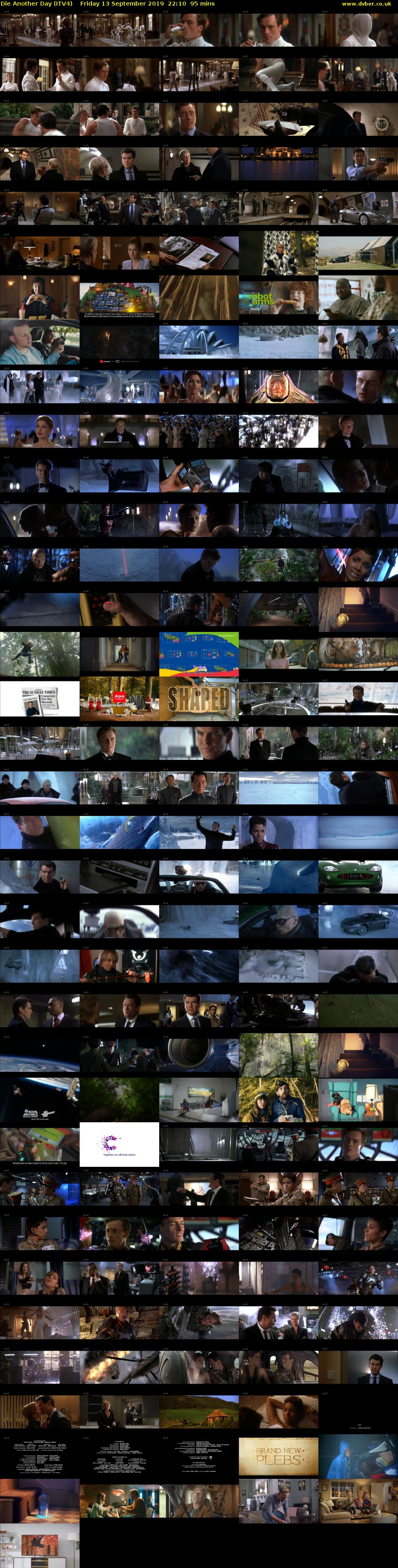 Die Another Day (ITV4) Friday 13 September 2019 22:10 - 23:45