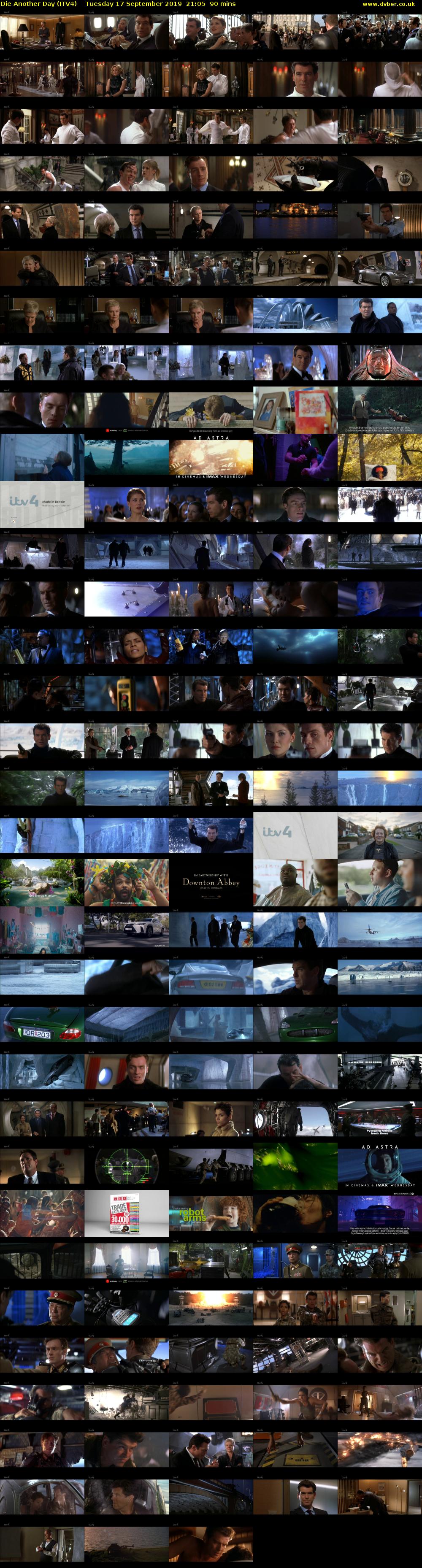Die Another Day (ITV4) Tuesday 17 September 2019 21:05 - 22:35