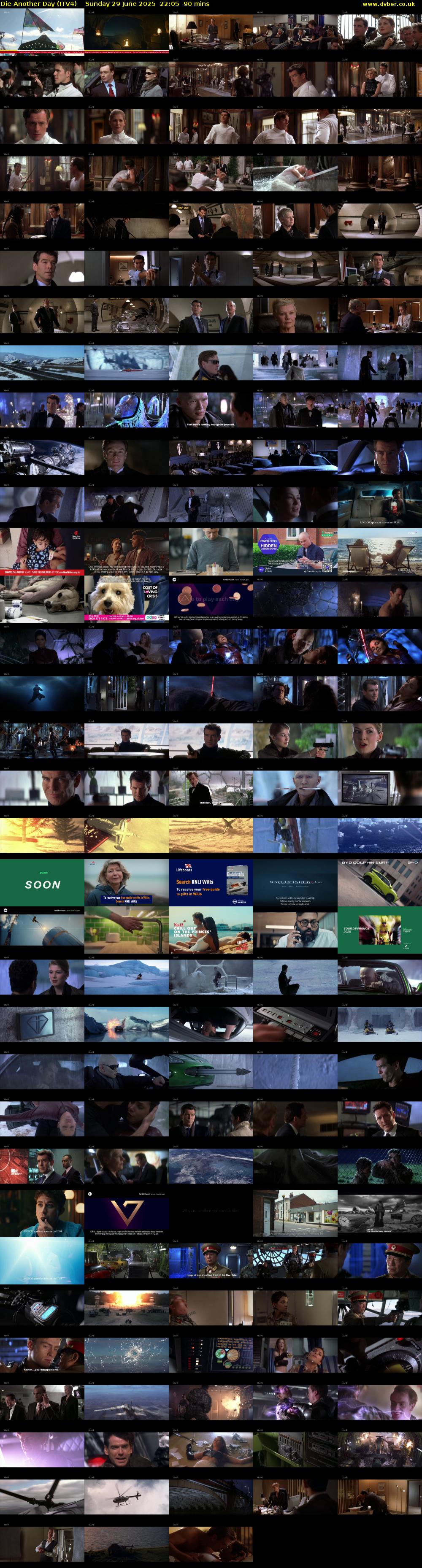Die Another Day (ITV4) Sunday 29 June 2025 22:05 - 23:35