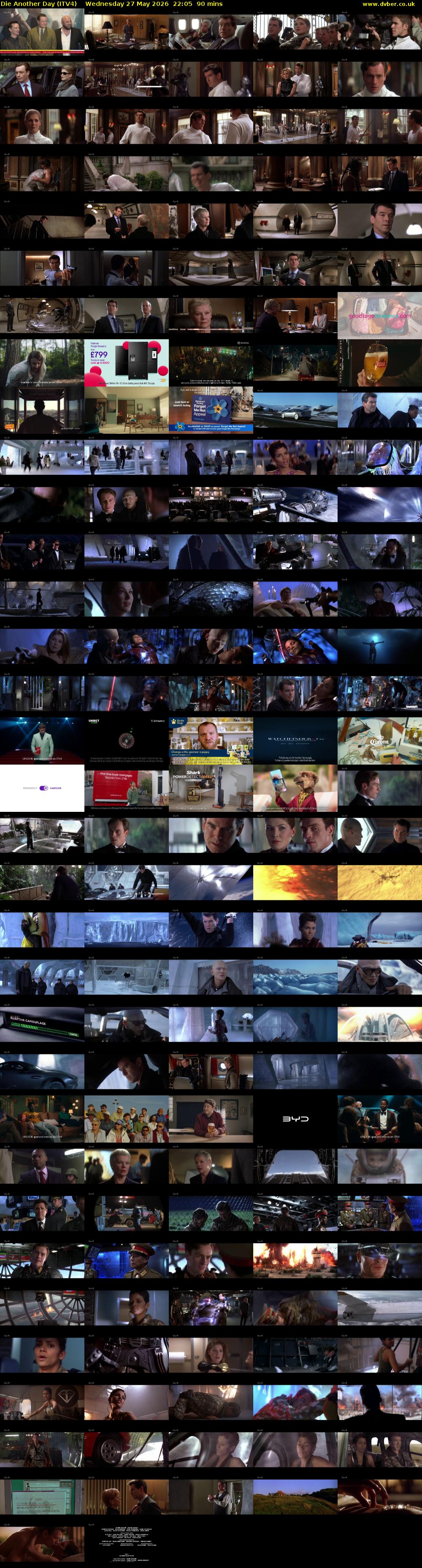 Die Another Day (ITV4) Wednesday 27 May 2026 22:05 - 23:35