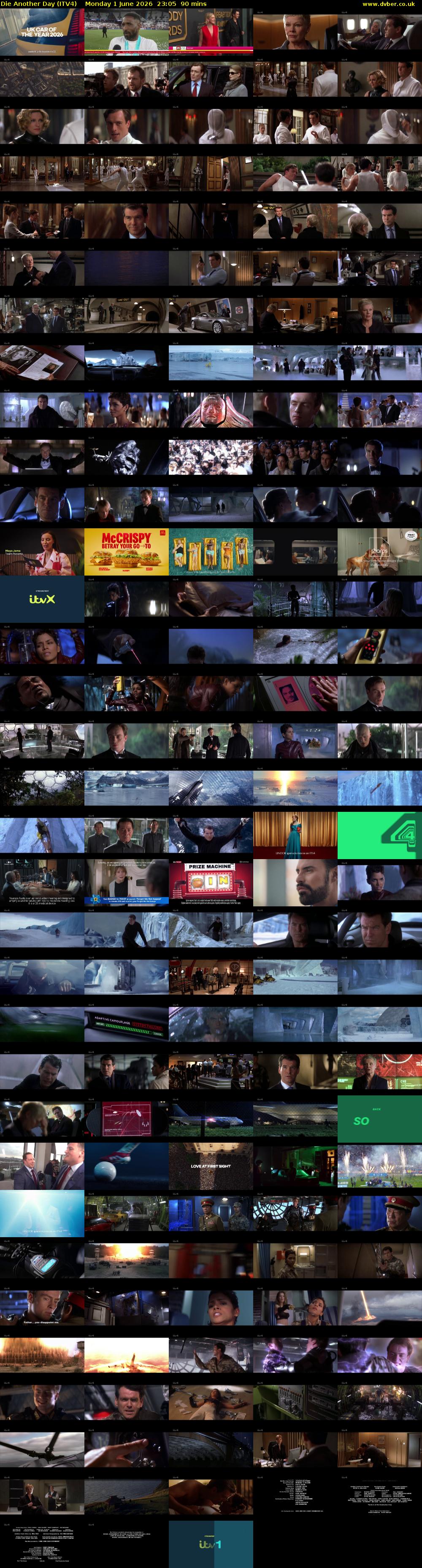 Die Another Day (ITV4) Monday 1 June 2026 23:05 - 00:35