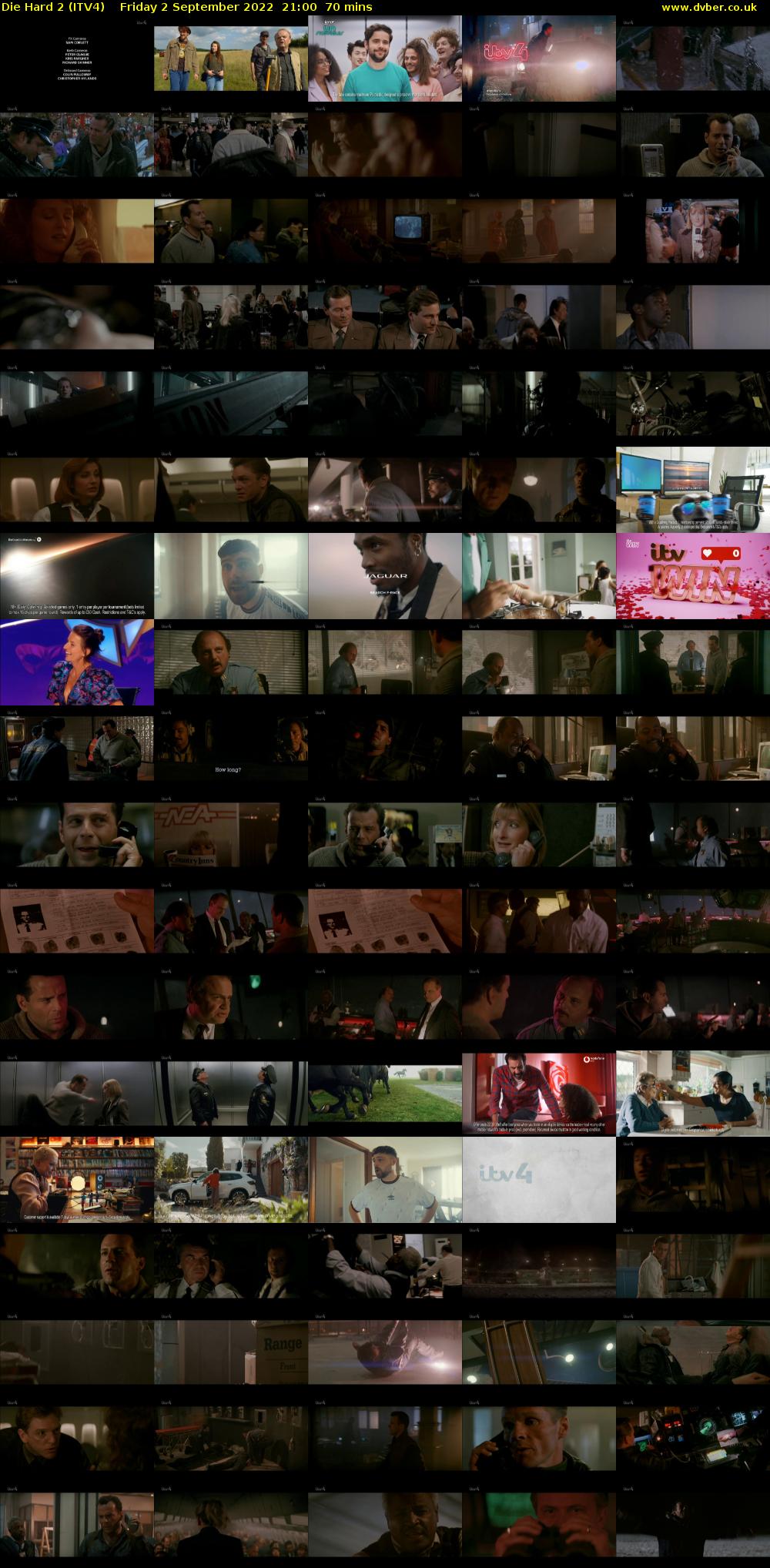 Die Hard 2 (ITV4) Friday 2 September 2022 21:00 - 22:10