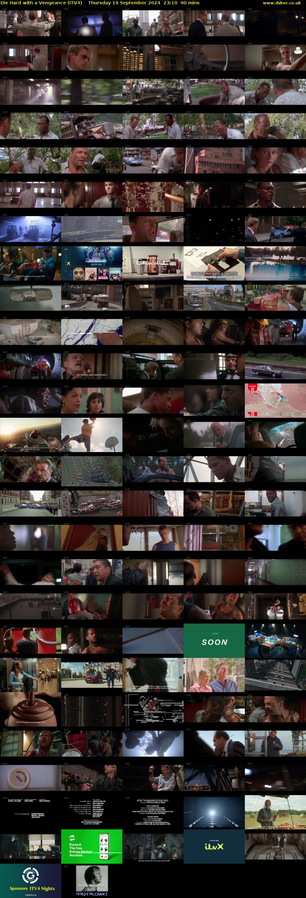 Die Hard with a Vengeance (ITV4) Thursday 19 September 2024 23:10 - 00:40