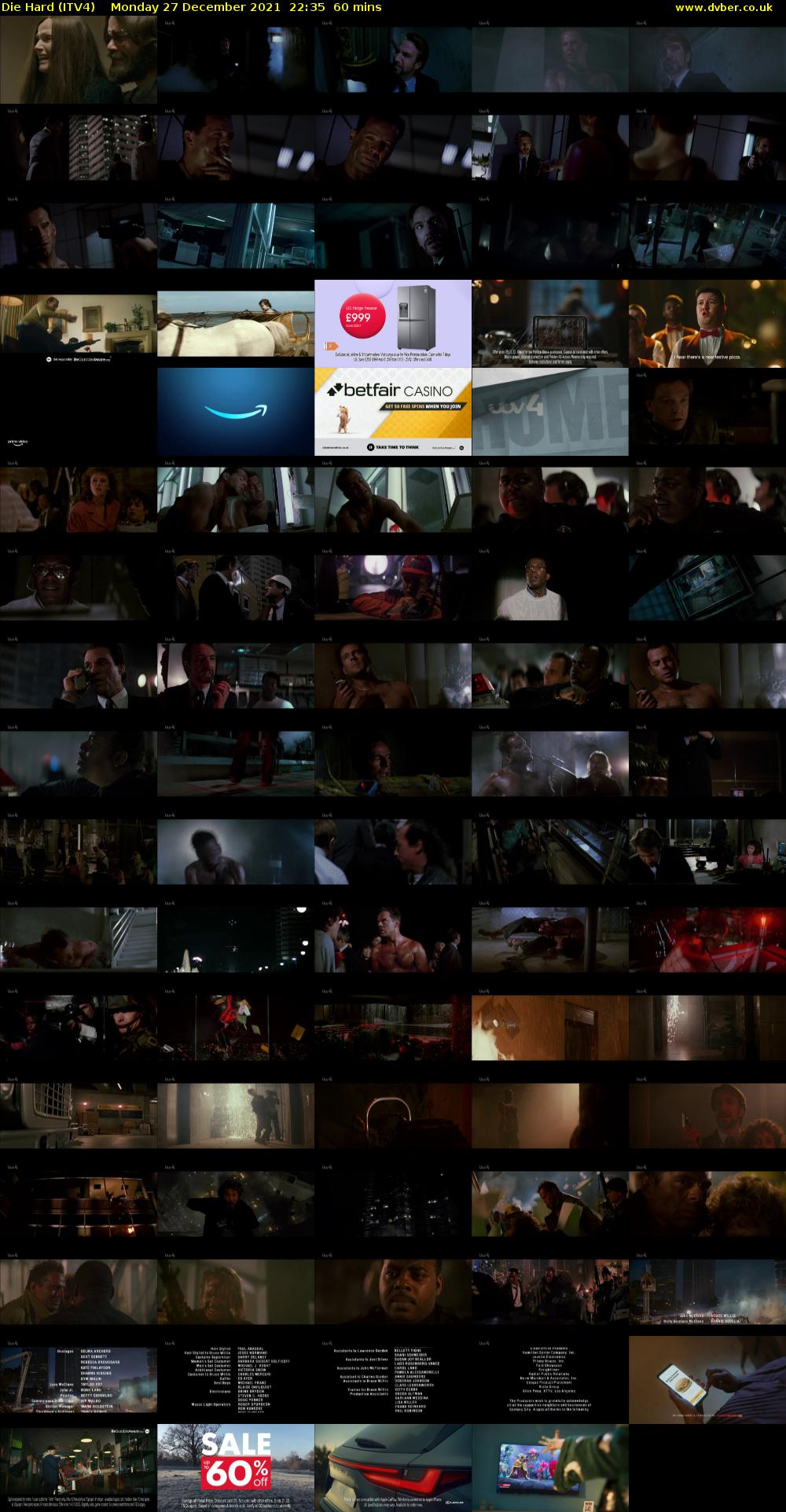 Die Hard (ITV4) Monday 27 December 2021 22:35 - 23:35