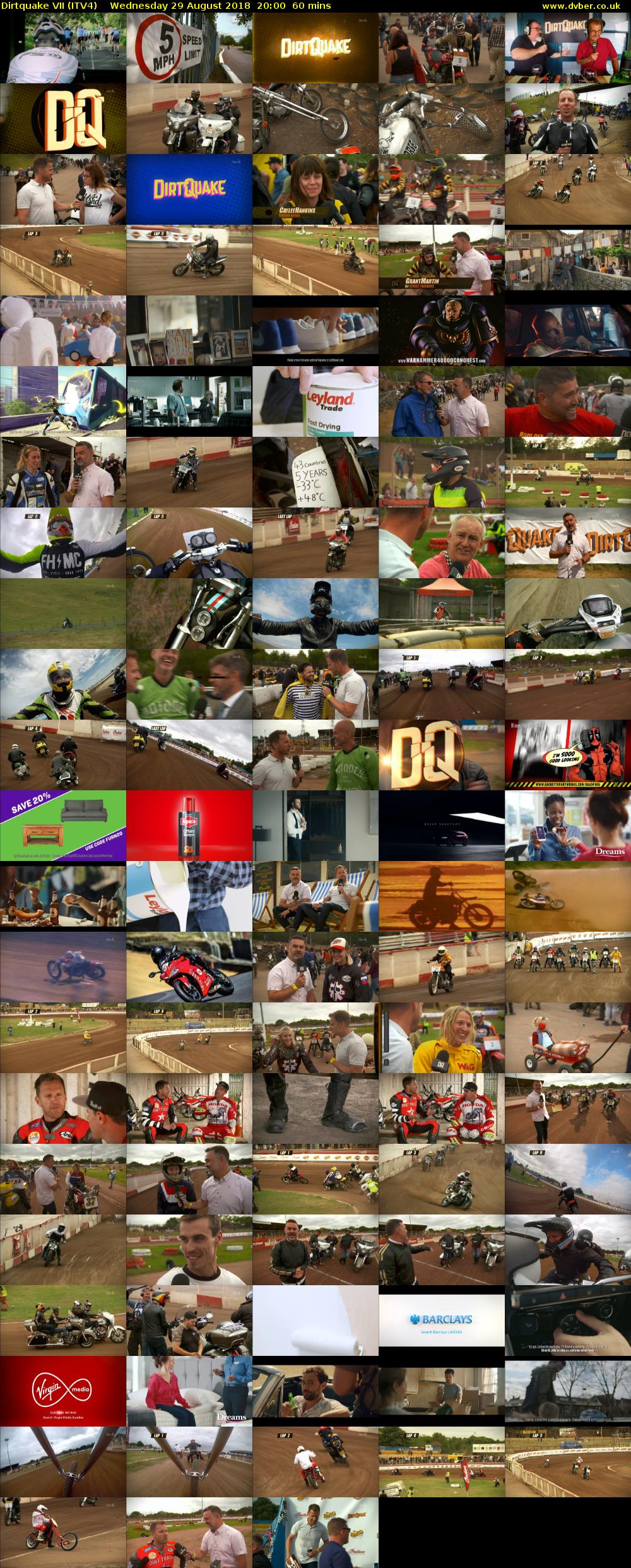 Dirtquake VII (ITV4) Wednesday 29 August 2018 20:00 - 21:00