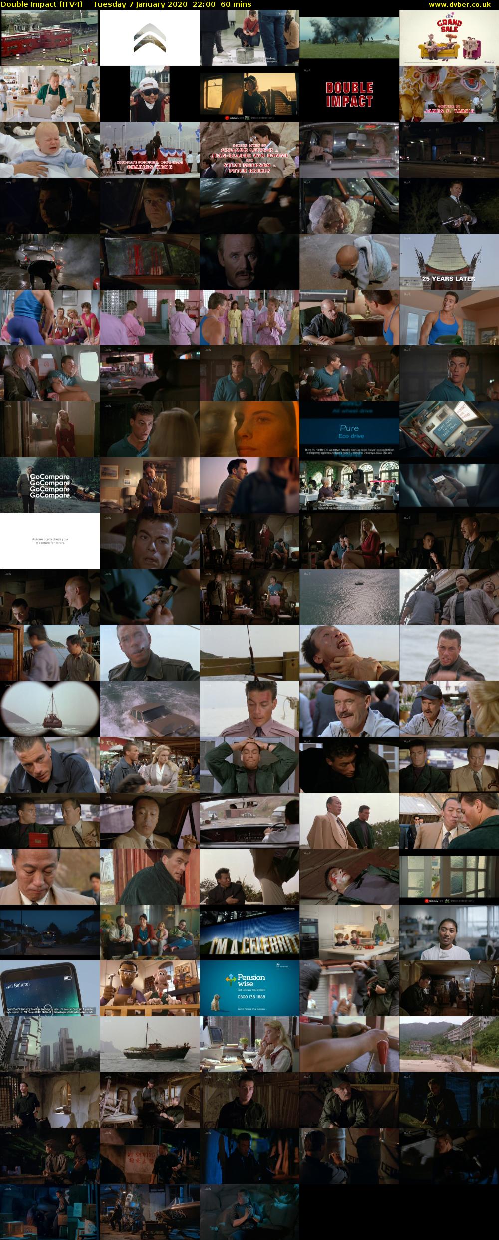 Double Impact (ITV4) Tuesday 7 January 2020 22:00 - 23:00