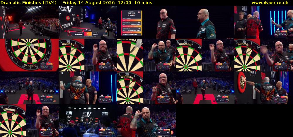 Dramatic Finishes (ITV4) Friday 14 August 2026 12:00 - 12:10
