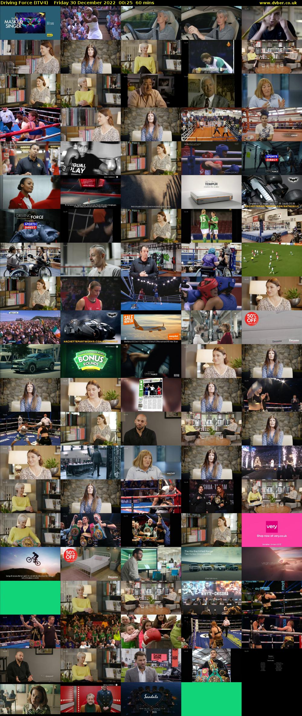 Driving Force (ITV4) Friday 30 December 2022 00:25 - 01:25