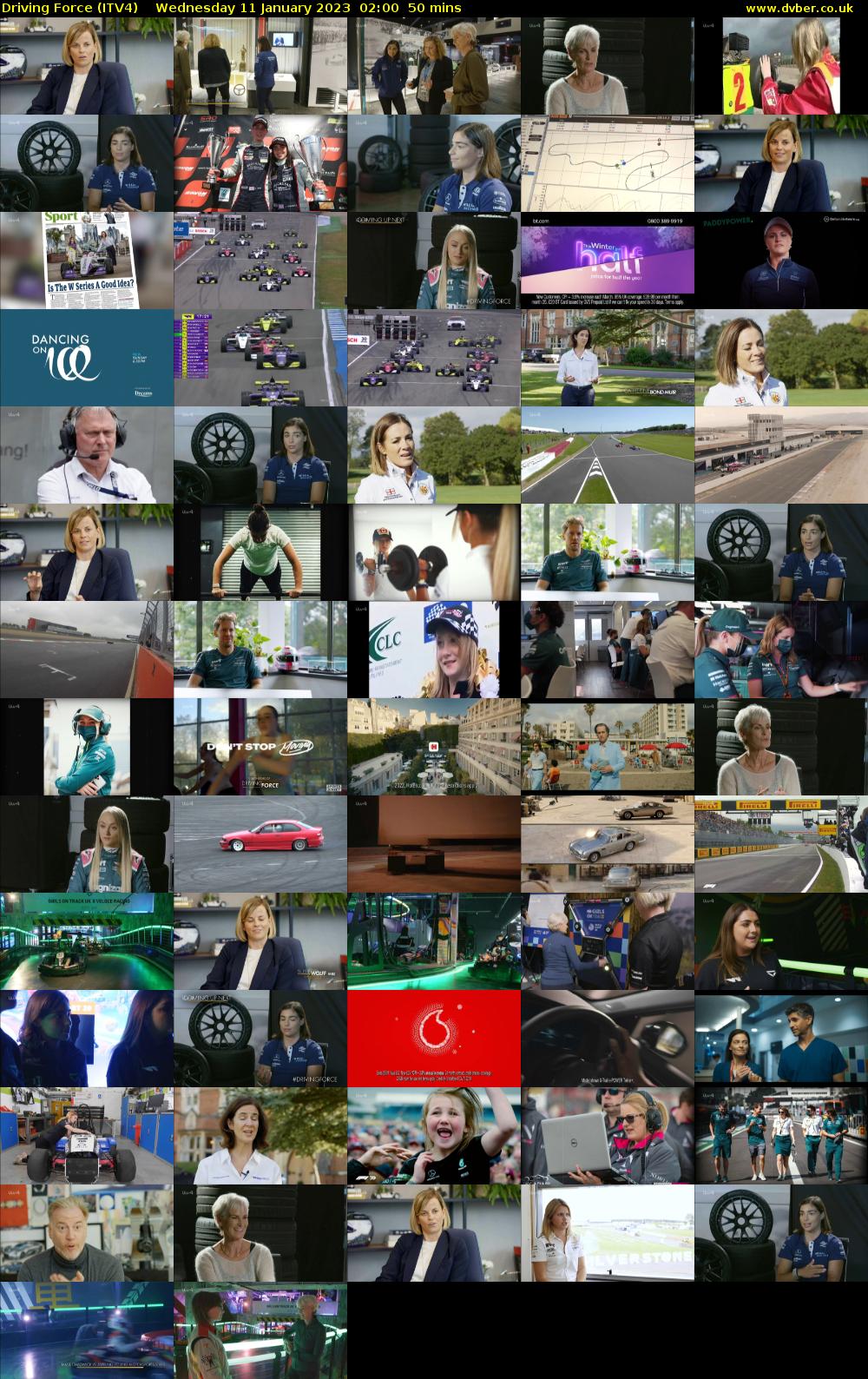 Driving Force (ITV4) Wednesday 11 January 2023 02:00 - 02:50