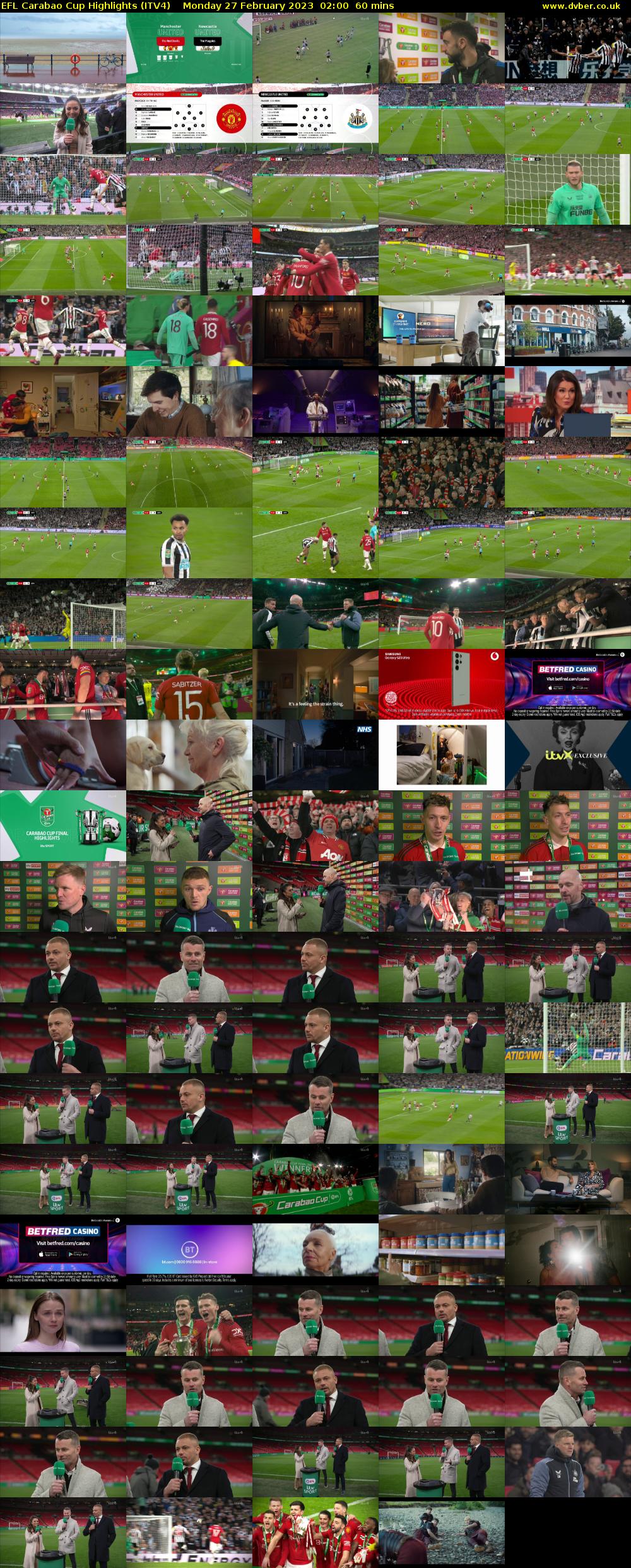 EFL Carabao Cup Highlights (ITV4) Monday 27 February 2023 02:00 - 03:00