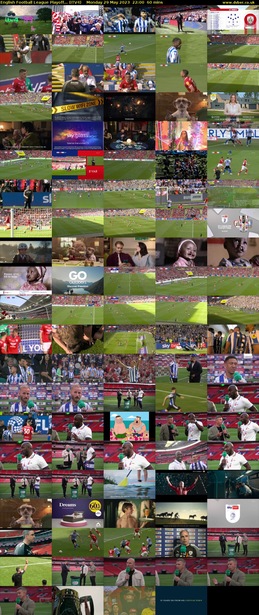 English Football League Playoff... (ITV4) Monday 29 May 2023 22:00 - 23:00
