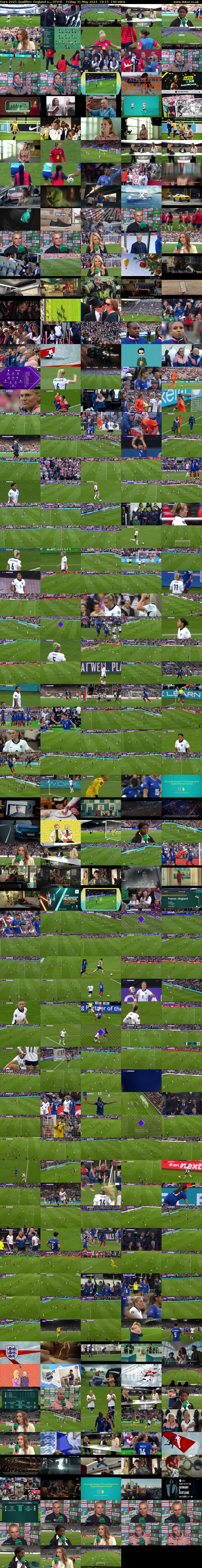 Euro 2025 Qualifier: England v... (ITV4) Friday 31 May 2024 19:15 - 22:25
