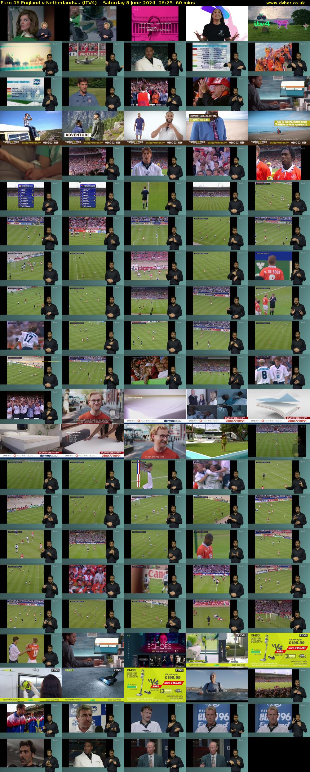 Euro 96 England v Netherlands... (ITV4) Saturday 8 June 2024 06:25 - 07:25