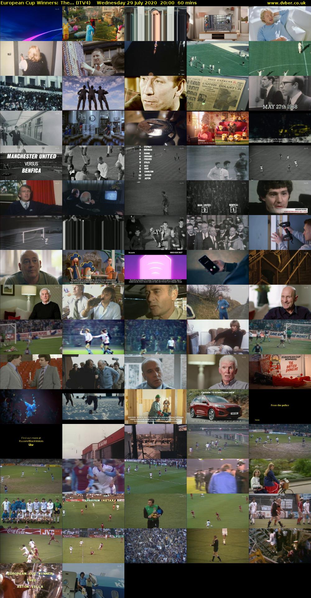 European Cup Winners: The... (ITV4) Wednesday 29 July 2020 20:00 - 21:00