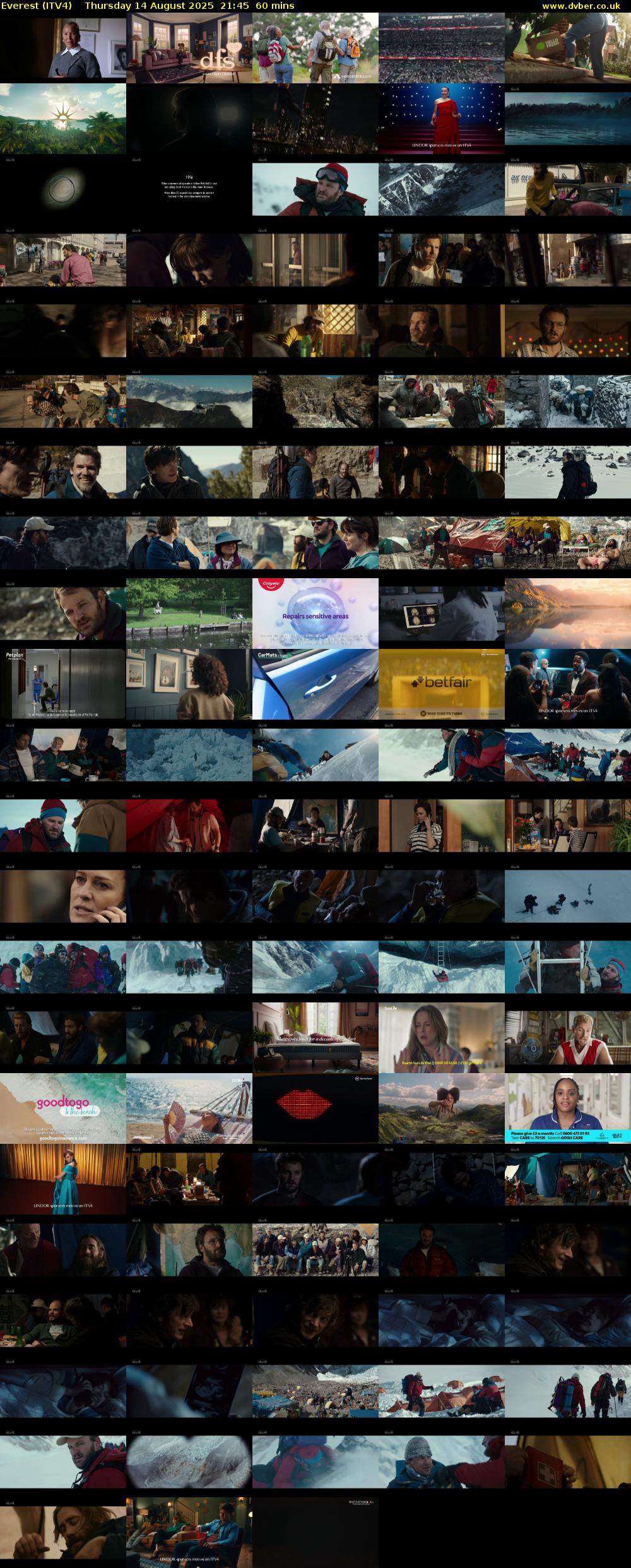 Everest (ITV4) Thursday 14 August 2025 21:45 - 22:45