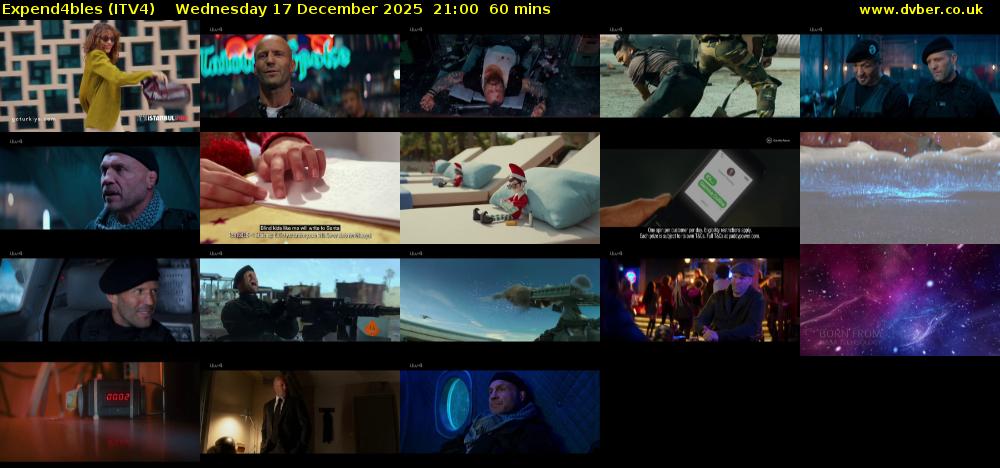 Expend4bles (ITV4) Wednesday 17 December 2025 21:00 - 22:00