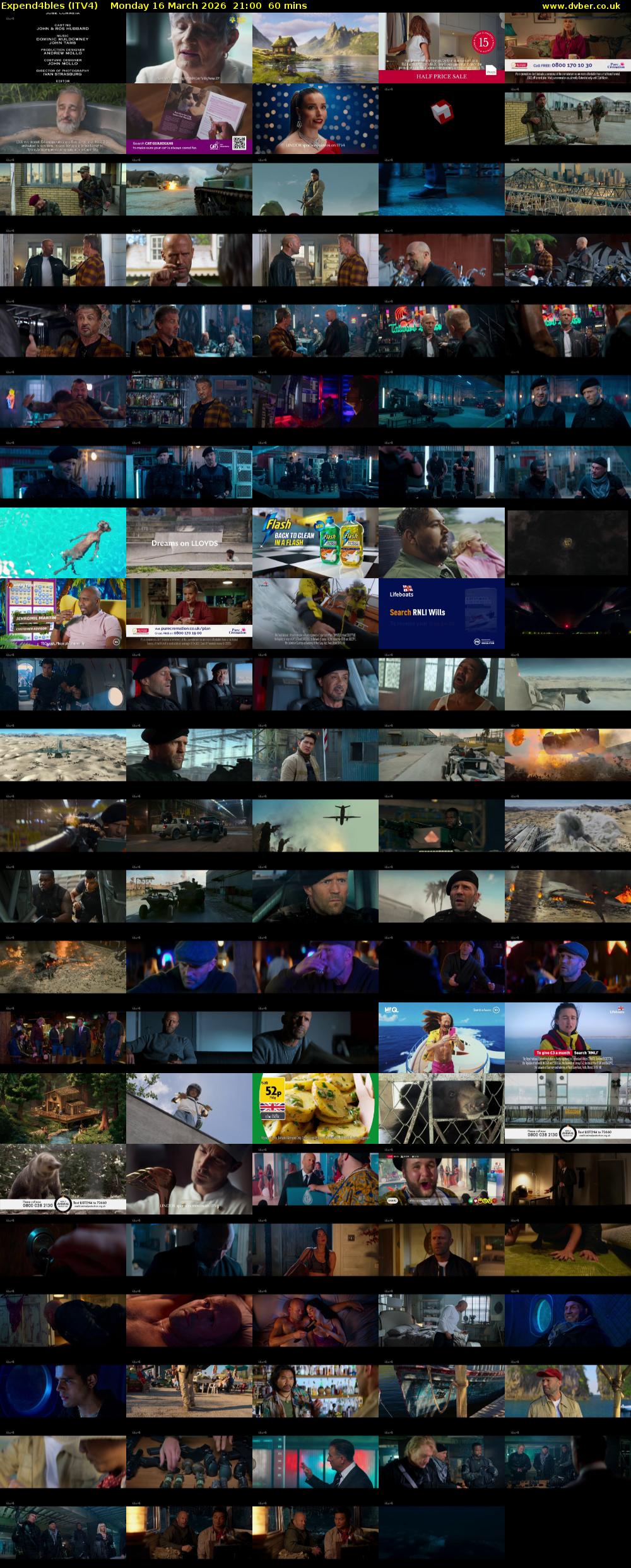 Expend4bles (ITV4) Monday 16 March 2026 21:00 - 22:00