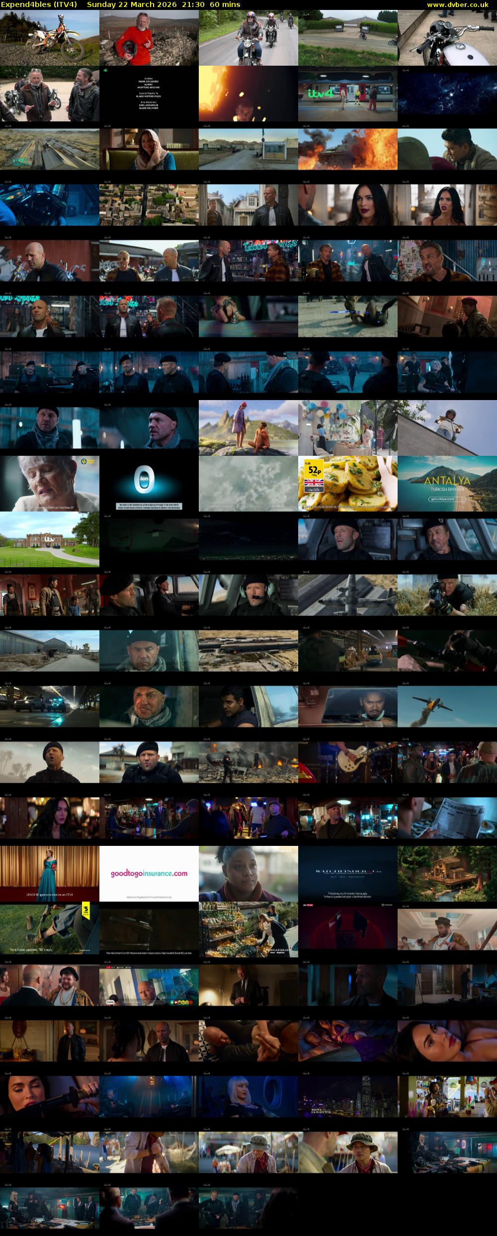 Expend4bles (ITV4) Sunday 22 March 2026 21:30 - 22:30