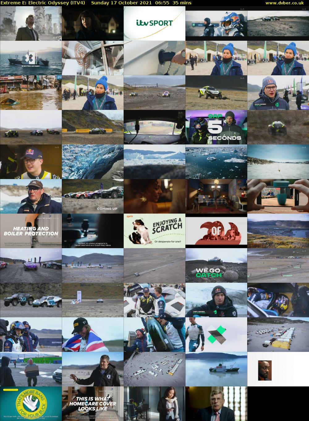 Extreme E: Electric Odyssey (ITV4) Sunday 17 October 2021 06:55 - 07:30