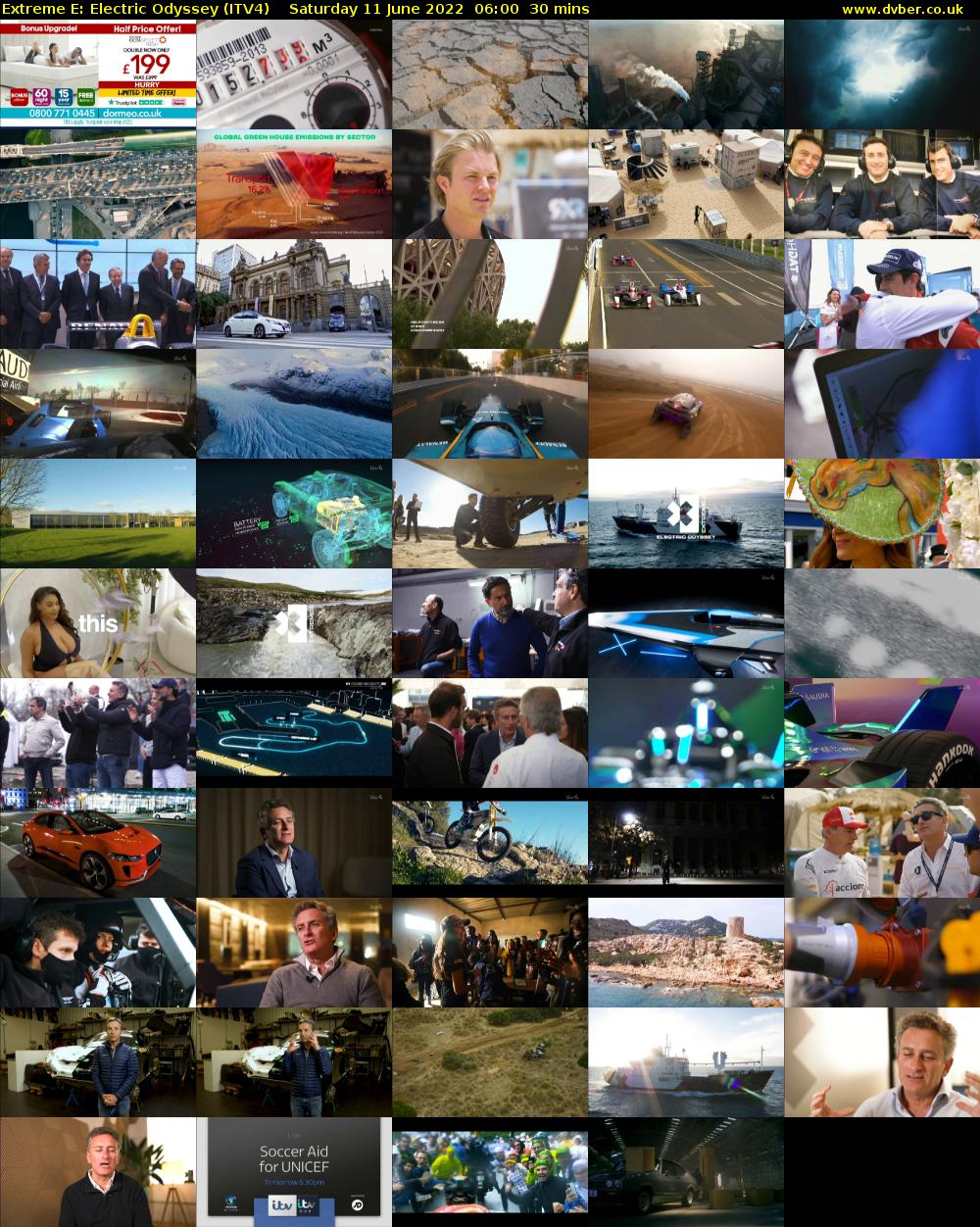 Extreme E: Electric Odyssey (ITV4) Saturday 11 June 2022 06:00 - 06:30
