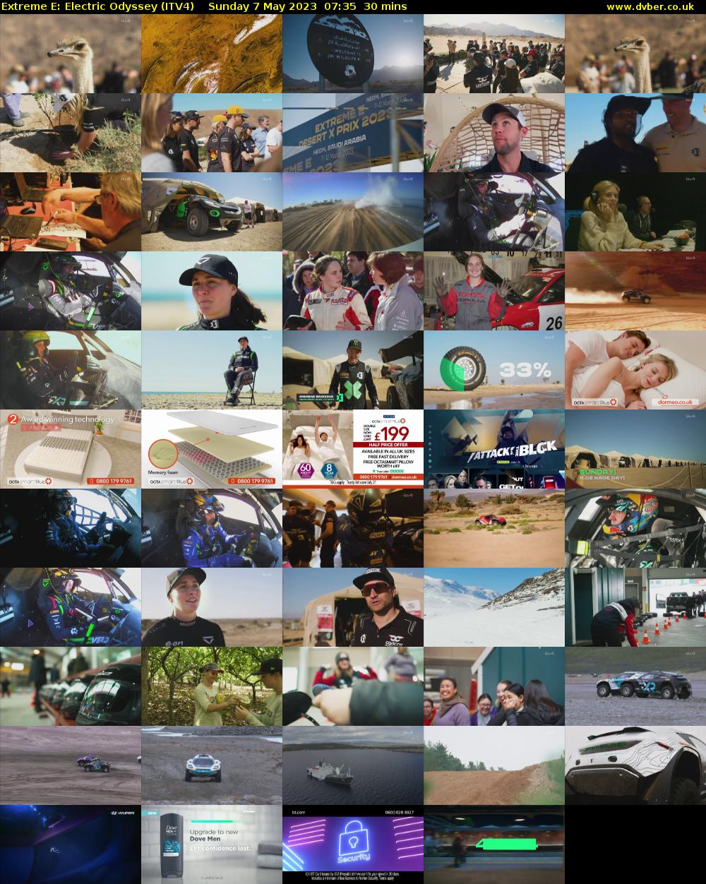 Extreme E: Electric Odyssey (ITV4) Sunday 7 May 2023 07:35 - 08:05
