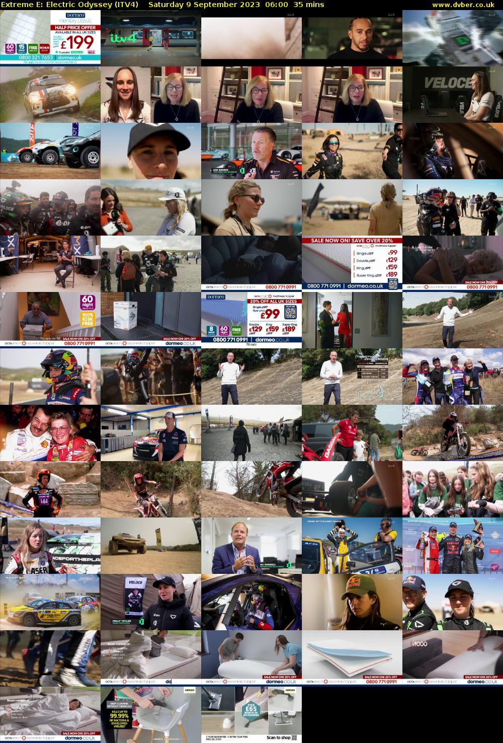 Extreme E: Electric Odyssey (ITV4) Saturday 9 September 2023 06:00 - 06:35