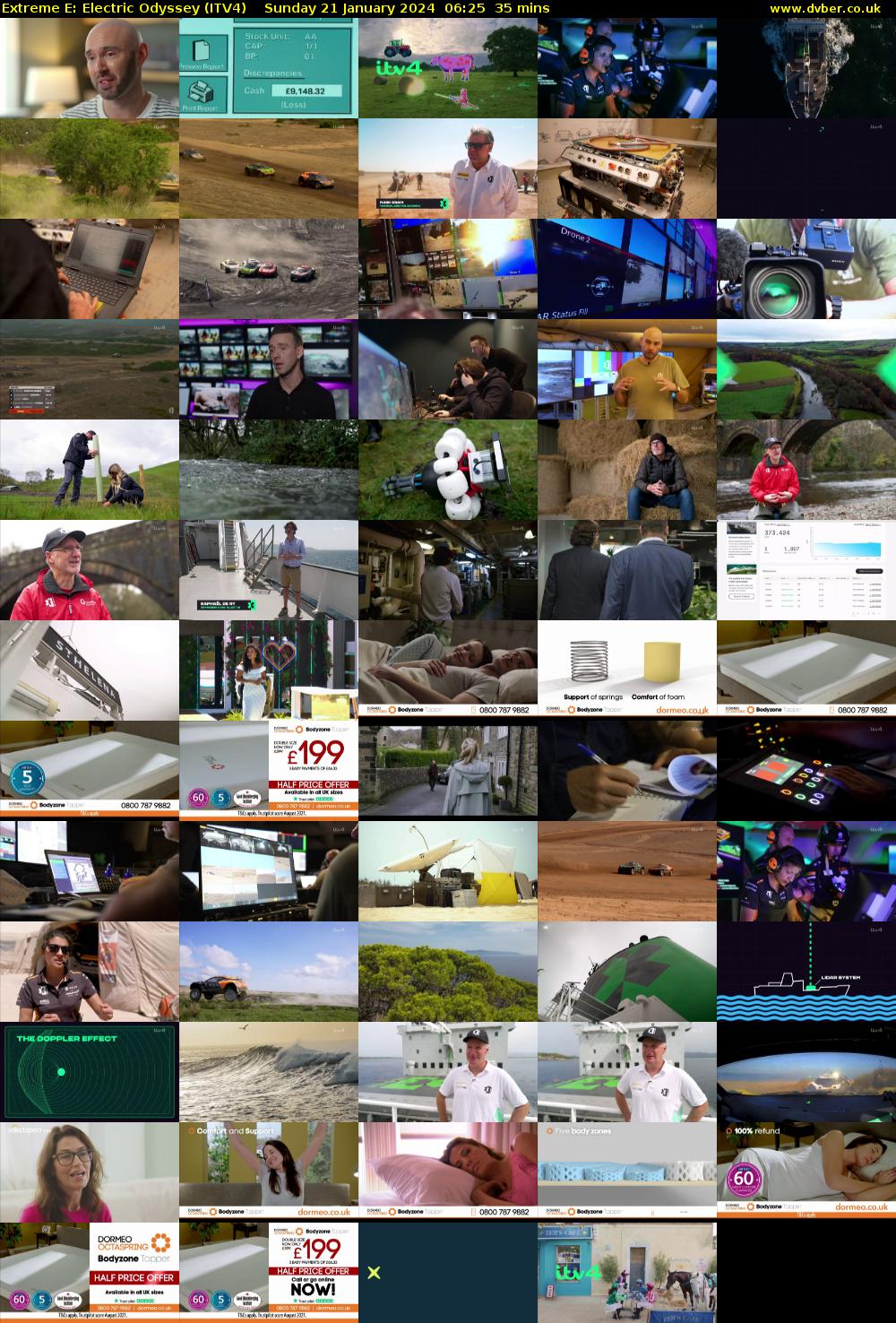 Extreme E: Electric Odyssey (ITV4) Sunday 21 January 2024 06:25 - 07:00