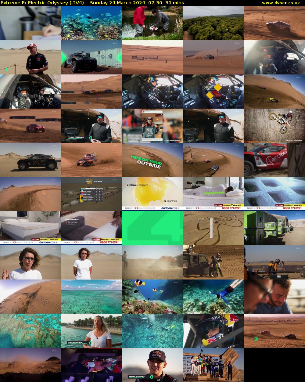Extreme E: Electric Odyssey (ITV4) Sunday 24 March 2024 07:30 - 08:00