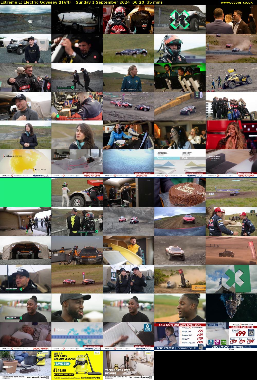 Extreme E: Electric Odyssey (ITV4) Sunday 1 September 2024 06:20 - 06:55