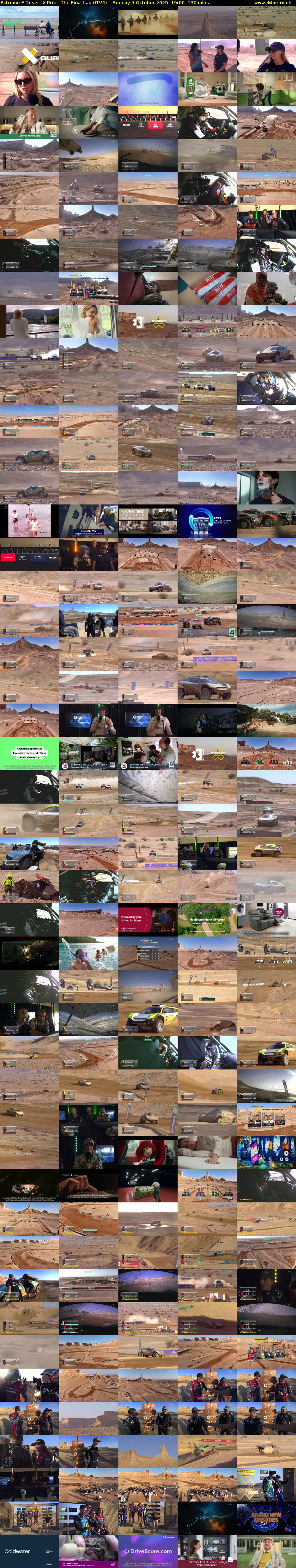 Extreme E Desert X Prix - The Final Lap (ITV4) Sunday 5 October 2025 19:00 - 21:10