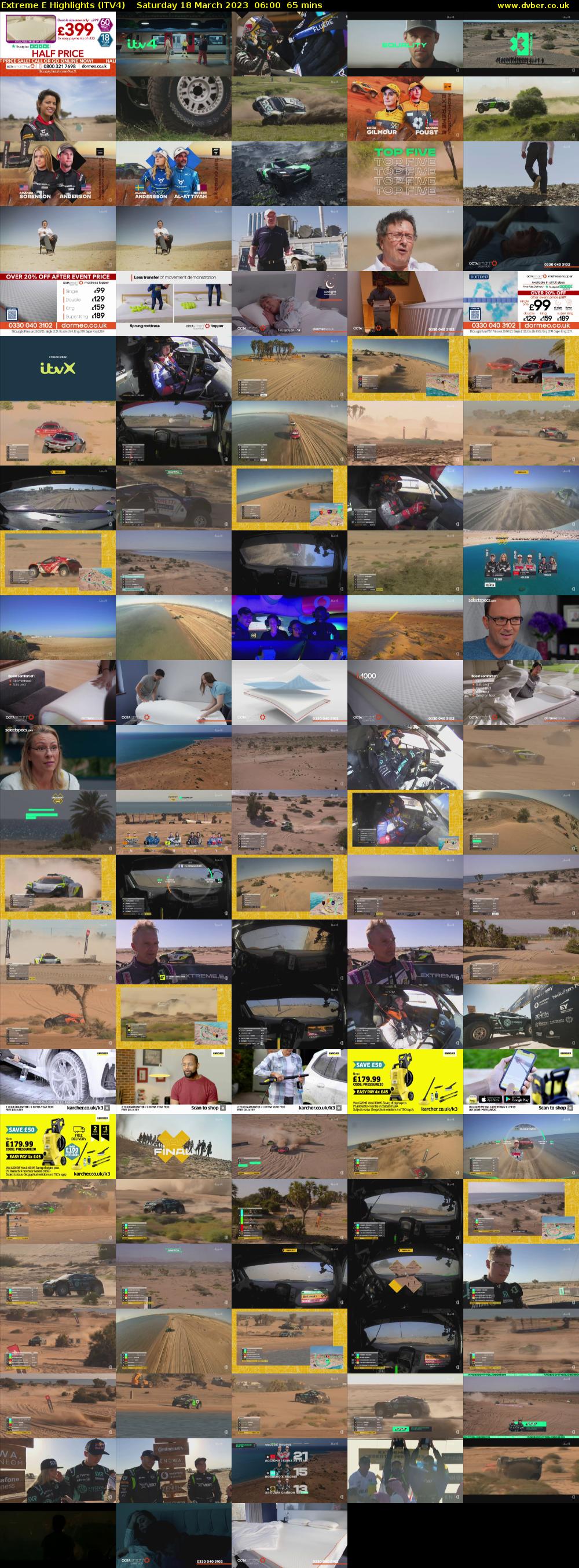 Extreme E Highlights (ITV4) Saturday 18 March 2023 06:00 - 07:05
