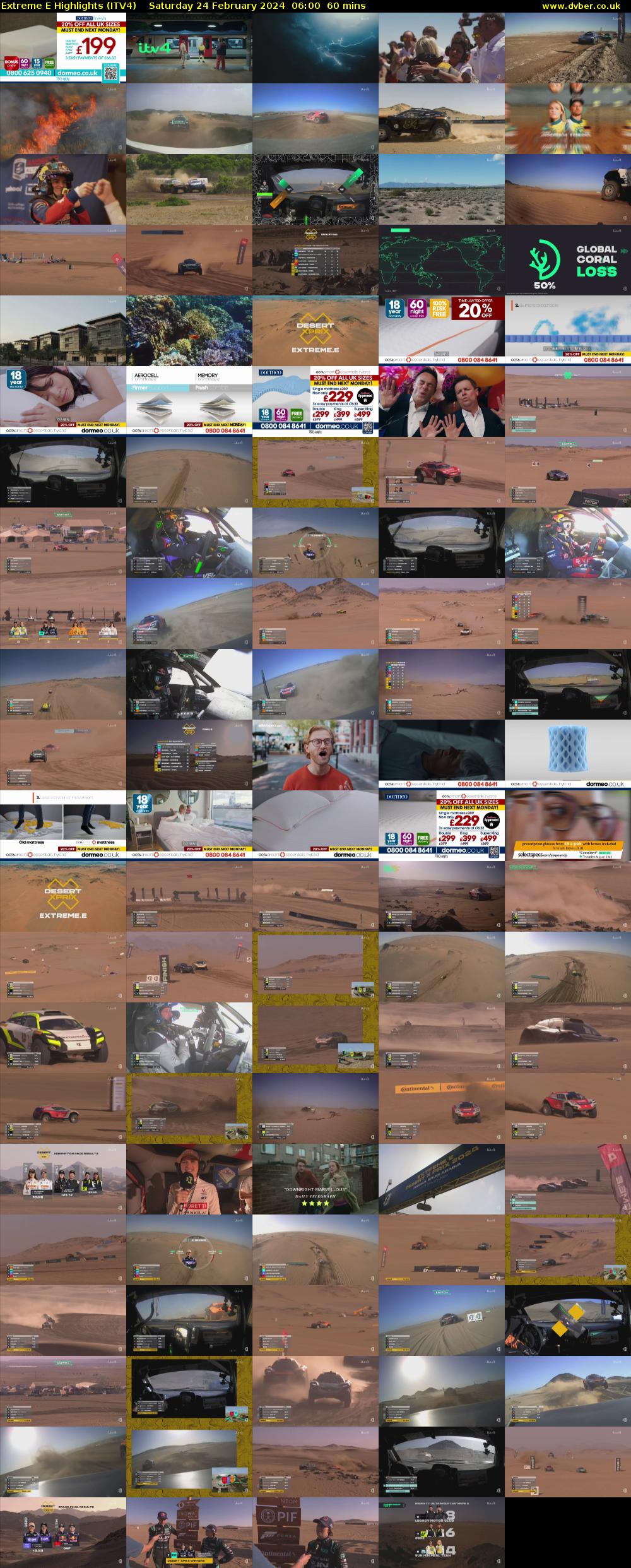 Extreme E Highlights (ITV4) Saturday 24 February 2024 06:00 - 07:00
