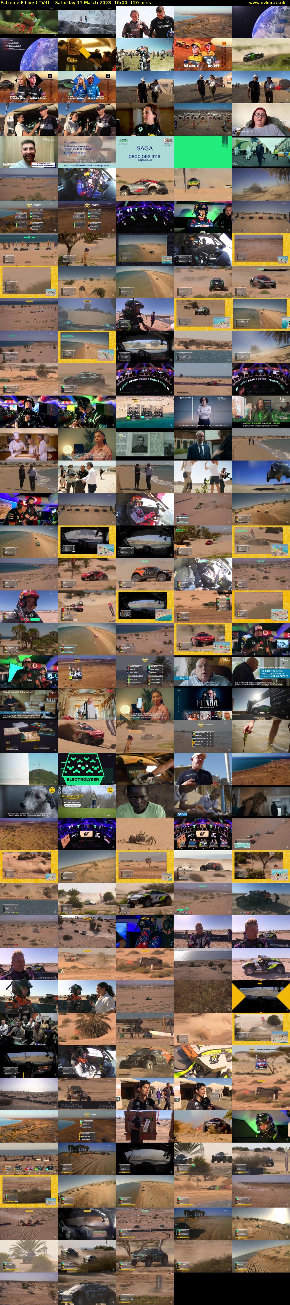 Extreme E Live (ITV4) Saturday 11 March 2023 16:00 - 18:00