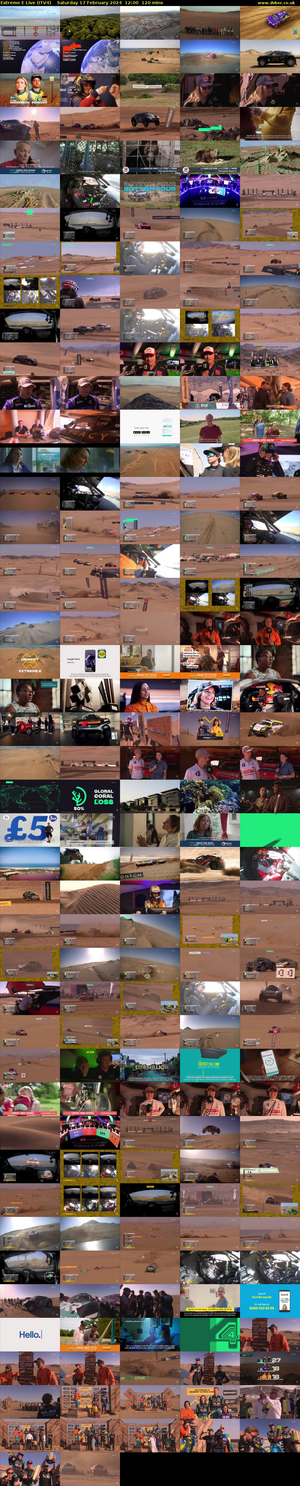 Extreme E Live (ITV4) Saturday 17 February 2024 12:00 - 14:00