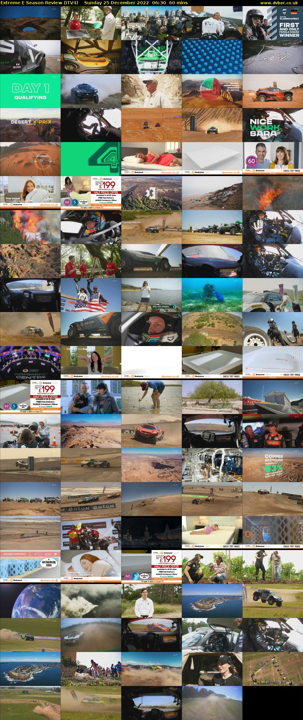 Extreme E Season Review (ITV4) Sunday 25 December 2022 06:30 - 07:30