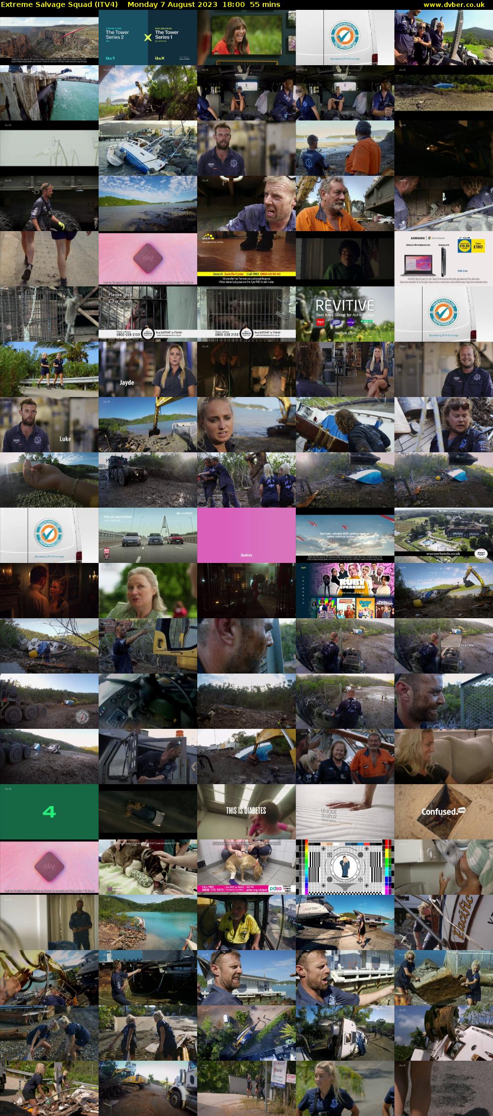 Extreme Salvage Squad (ITV4) Monday 7 August 2023 18:00 - 18:55