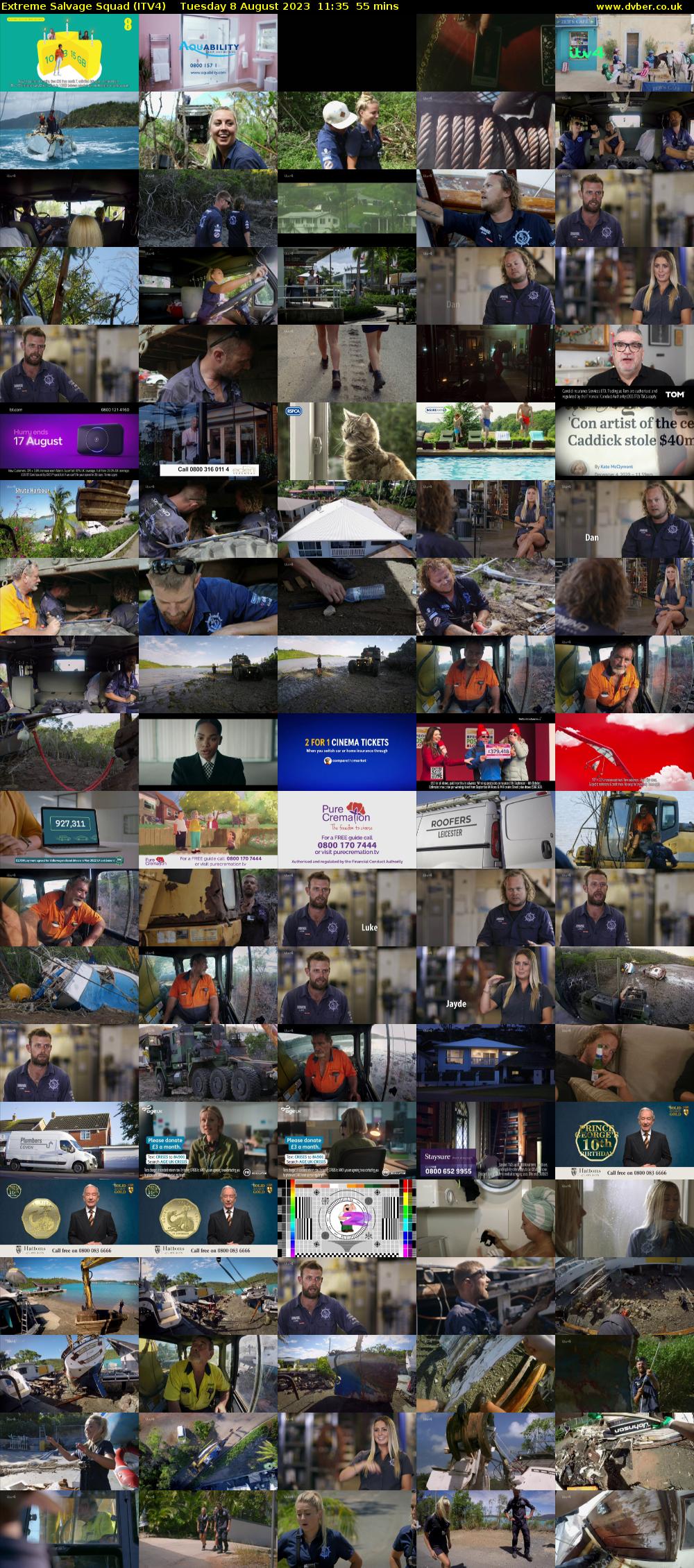 Extreme Salvage Squad (ITV4) Tuesday 8 August 2023 11:35 - 12:30
